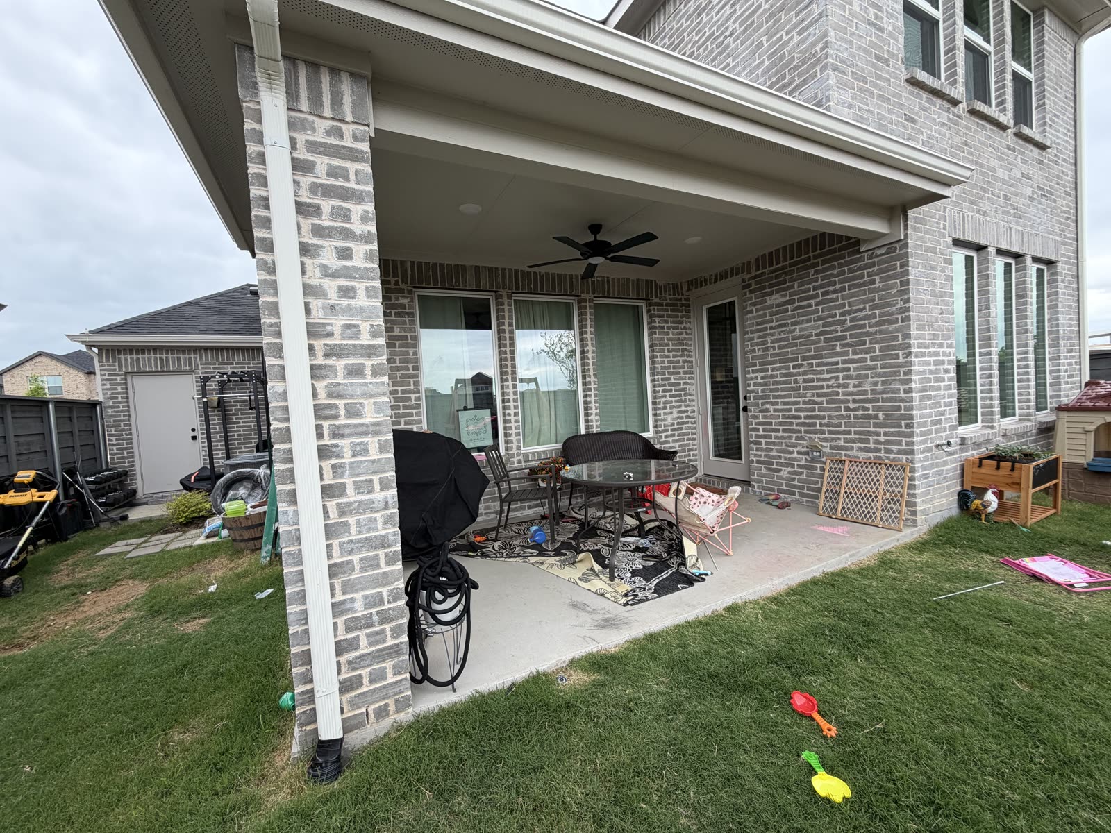 Concrete Work — Stamped, Brushed, Smooth & Decorative — before