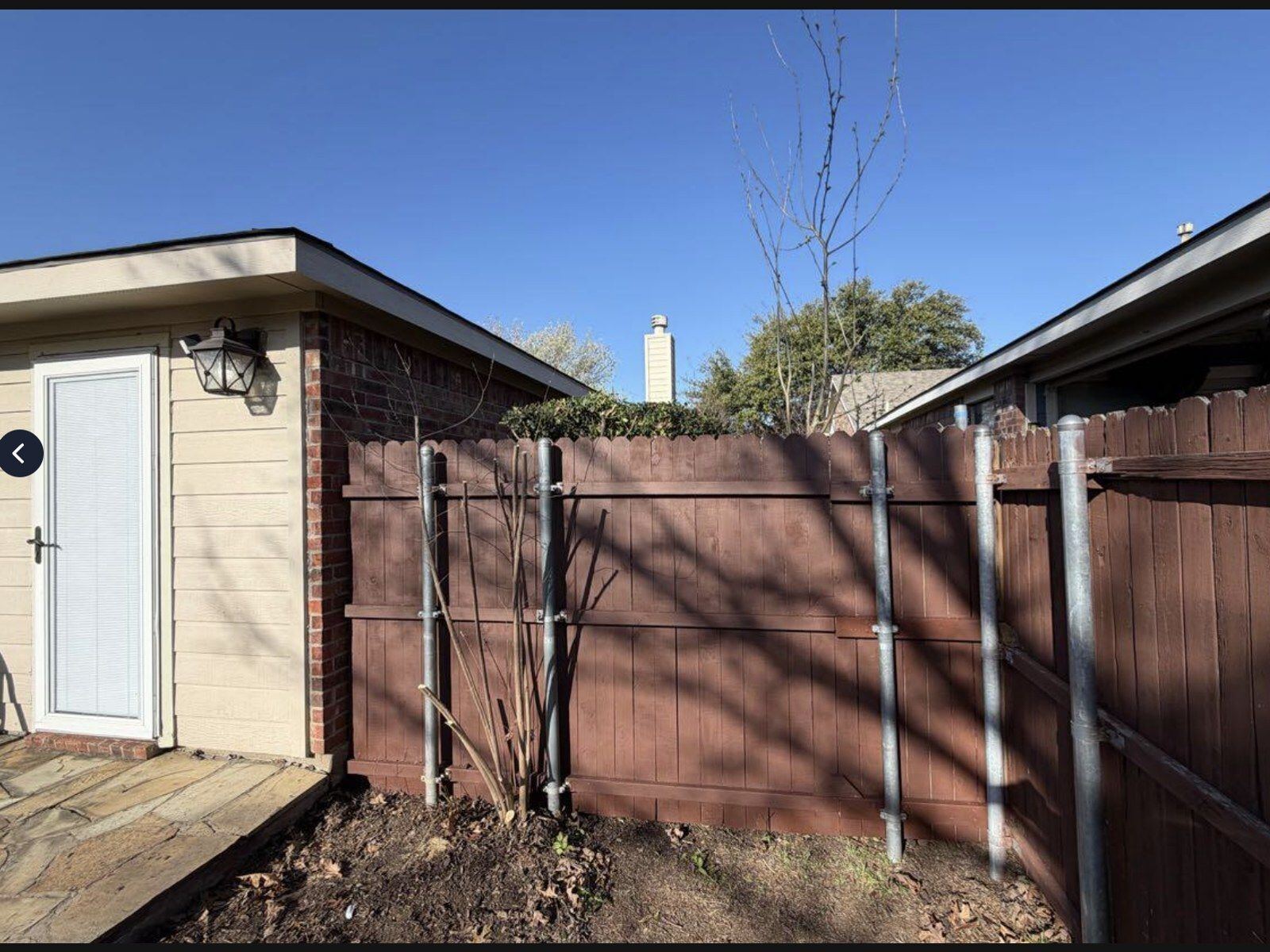 Fencing & Stone Work — after